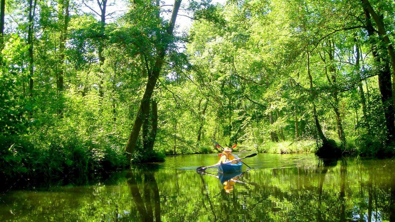 Janischs Fewo Im Spreewald, Terrasse, Grosser Garten Und Blick Inklusive Unterspreewald Εξωτερικό φωτογραφία